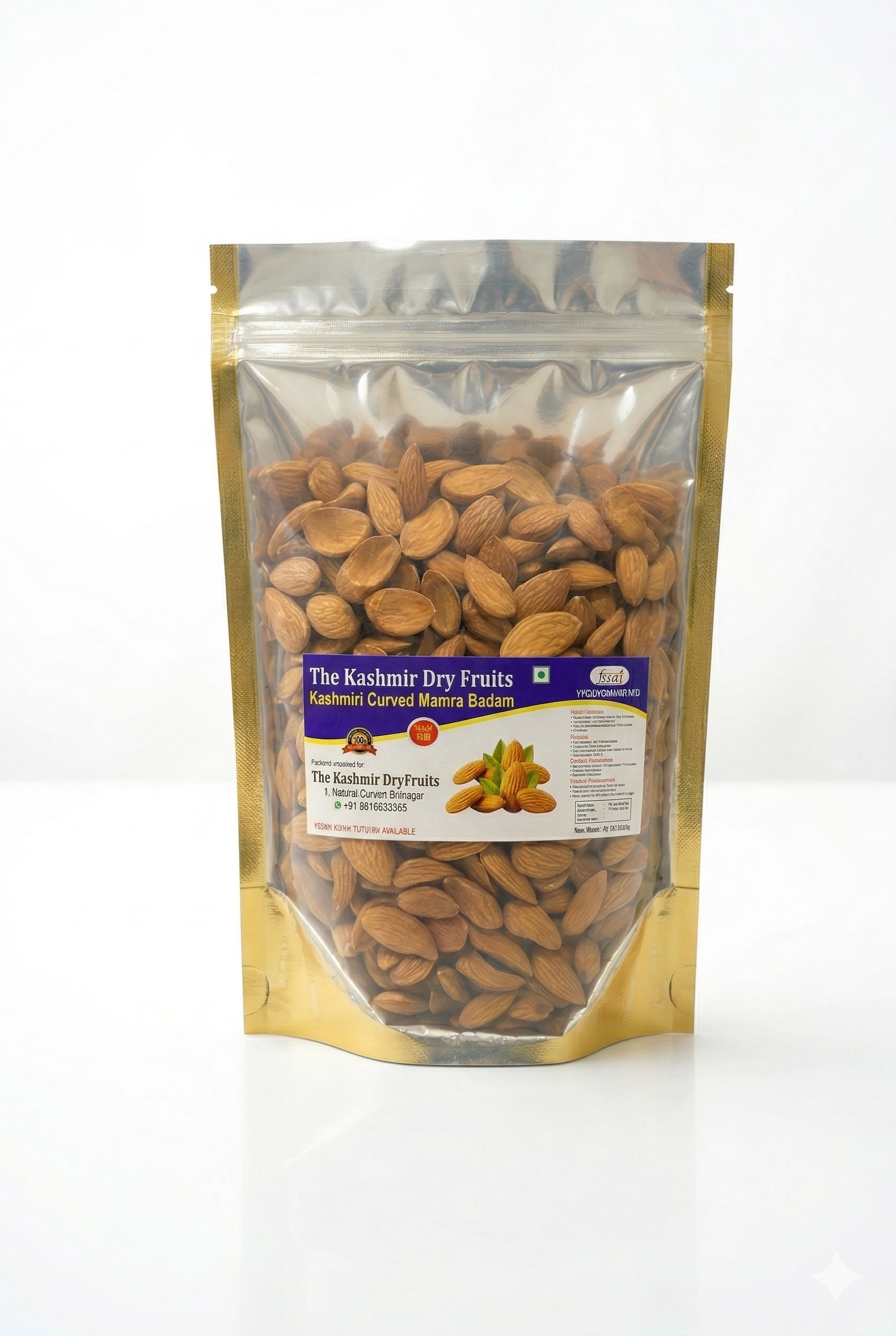 Kashmir Mamra Badam ( Curved )