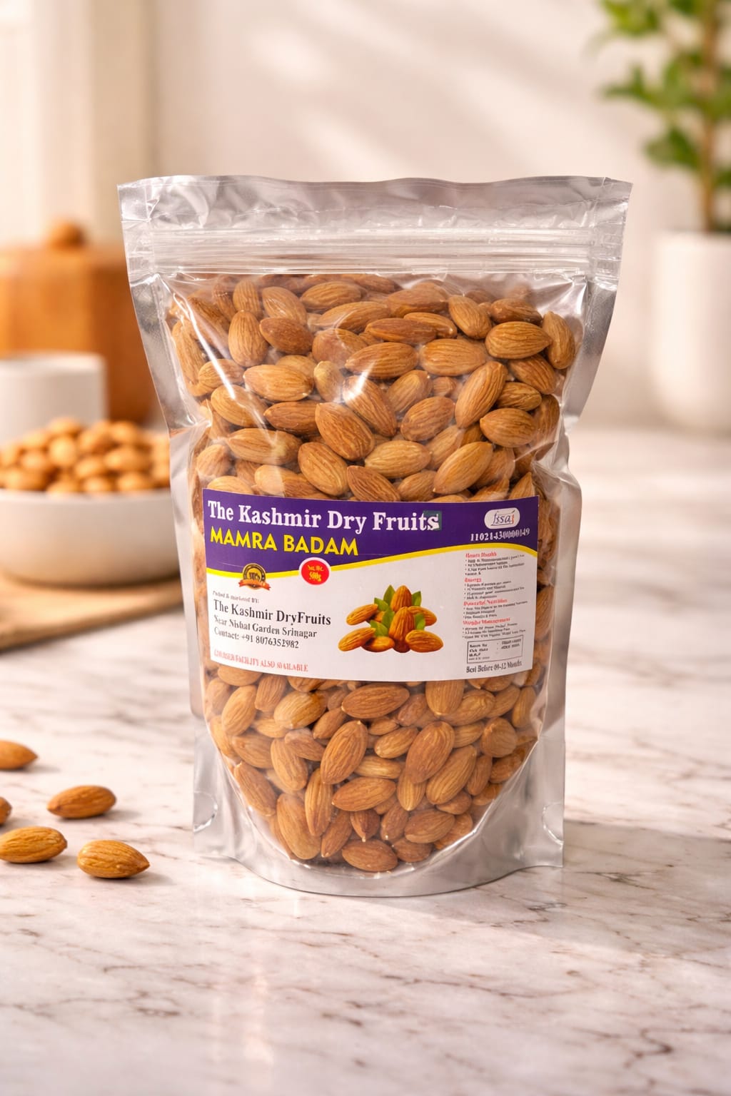 Kashmiri Mamra Badam ( Plain )